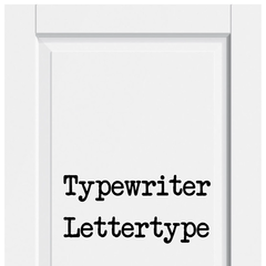 Typewriter Lettertype 