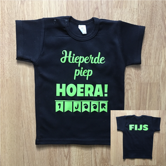 shirt 1 jaar verjaardag kind, eerste verjaardag shirt