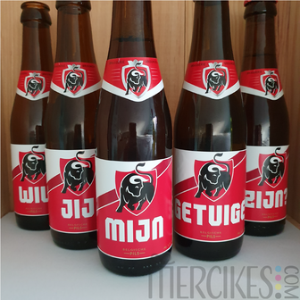 stickers bier gepersonaliseerd getuige jupiler