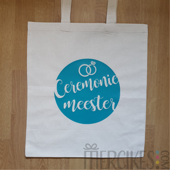 kado ceremoniemeester, canvas tas ceremoniemeester