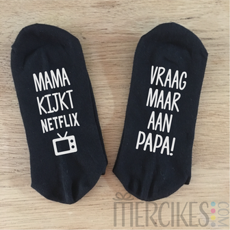 cadeau sokken met tekst mama 