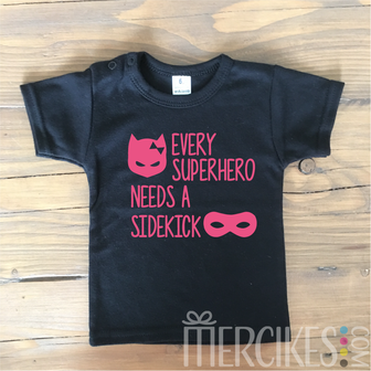 superhero sidekick shirt meisje