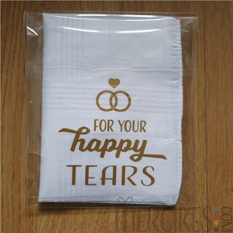 Zakdoek For Your Happy Tears 