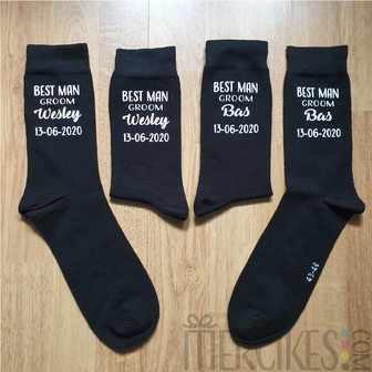 sokken best man groom cadeau