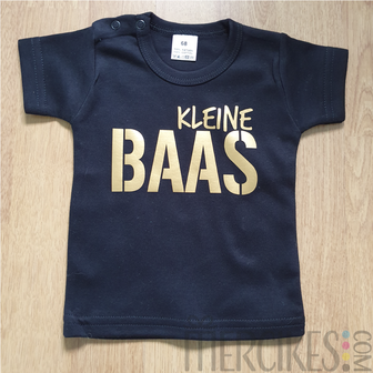 kleine baas t-shirt voor kind