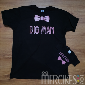 cadeau vader dochter, big man little lady