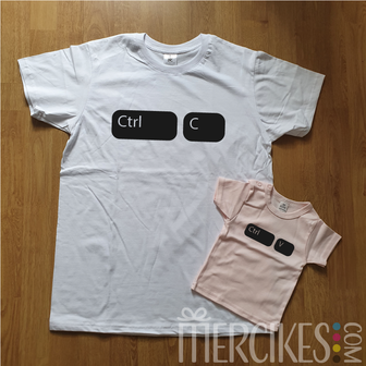 Copy Paste Toetsen T-shirt set