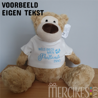 knuffel met eigen tekst ontwerpen