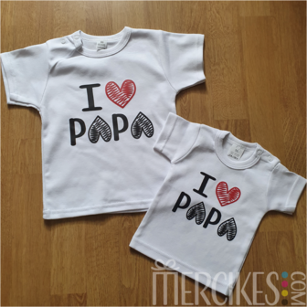 Shirtje I love Papa