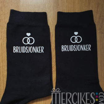 bedrukte sokken voor bruidsjonker, groomsman vragen orgineel