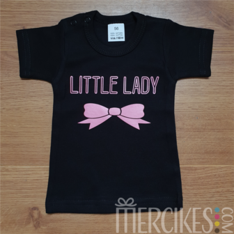 Shirtje Little Lady Strikje