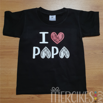 papa shirtje, i love papa kind