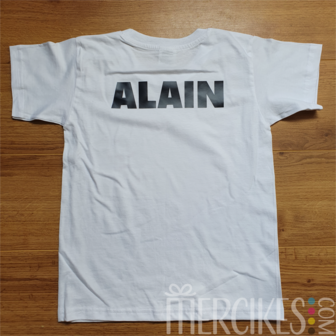 T shirt met Naam op de Achterkant Bedrukt Mercikes