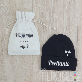 peettante baby vragen cadeau