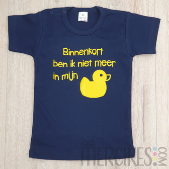 niet meer in mijn eendje shirt