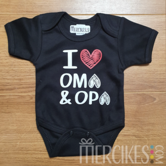 Romper I love Oma &amp; Opa / Opa / Oma