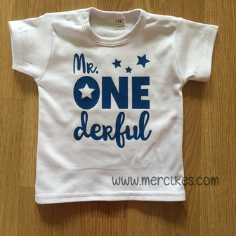 Shirt mr onederful ster