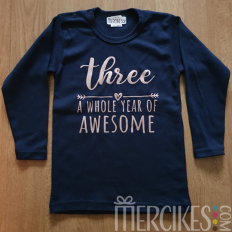 shirt jarig a whole year of awesome