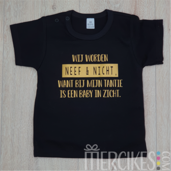 Bij mijn tante baby in zicht shirtje