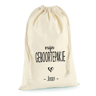 opbergzak geboortepakje