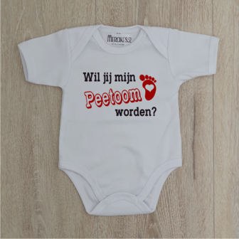 losse romper wil jij mijn peetoom worden cadeau