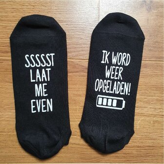 ssssst laat me even, ik word opgeladen!