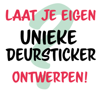 Zelf Deursticker Ontwerpen