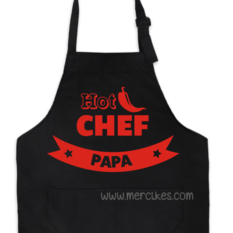 schort voor papa, cadeau vaderdag, hot chef