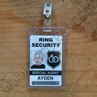 ringsecurity badge met clip