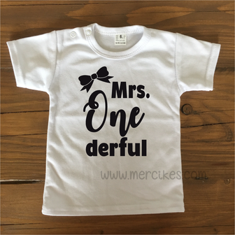 verjaardag shirt mrs onederful 