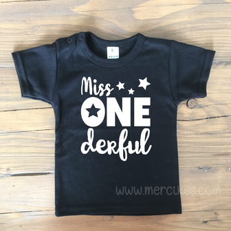 verjaardag shirtje miss onederful