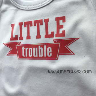 leuke t-shirt kind little trouble