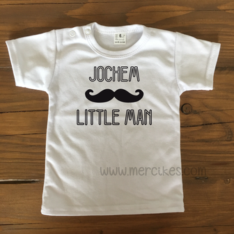 t-shirt little man plus naam