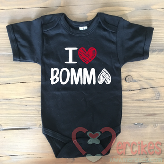 romper i love bomma