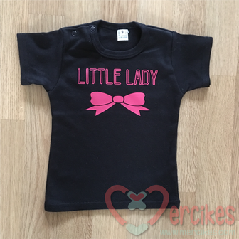 shirtje kind little lady met strikje