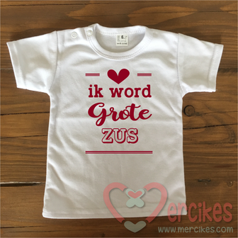 t-shirt kus ik word grote zus