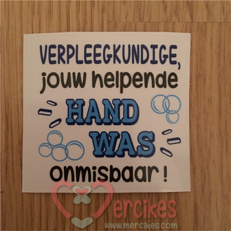 cadeautip voor de verpleegkundige, bedankje voor de verpleegkundige