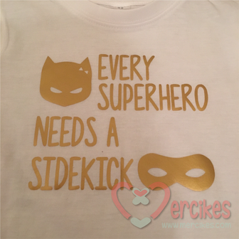 every superhero needs a sidesick, zusje maakt geboorte bekend