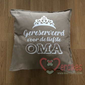 cadeau voor oma, gereseveerd voor de liefste oma