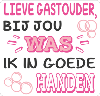 orgineel cadeau gastouder, gastouder cadeau zeeppompje