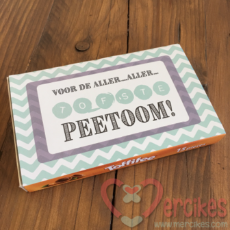 Cadeau voor peetoom doop, verjaardag of gewoon