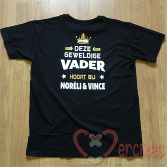 T-Shirt Deze Geweldige Vader hoort bij &quot;Namen&quot;