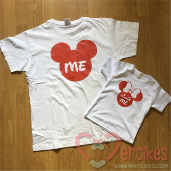 T-shirt Vader Dochter Me en Minnie Me