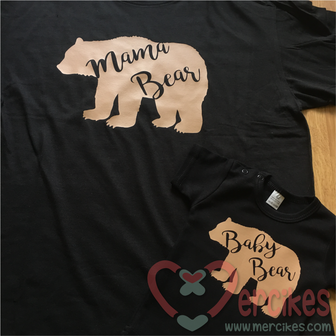 Set T-shirts Mamabear en Babybear