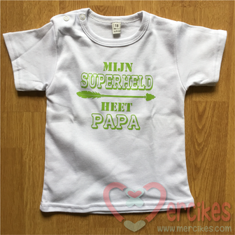 Shirtje Mijn Superheld heet Papa