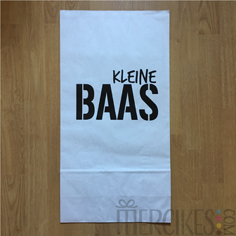 Paperbag XL &quot;Kleine Baas&quot;