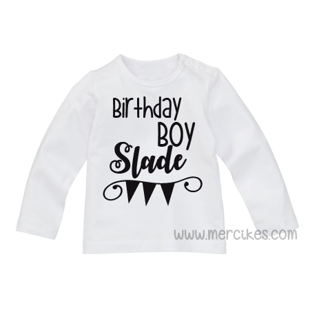 Verjaardag Shirt Birthday Boy met Naam 