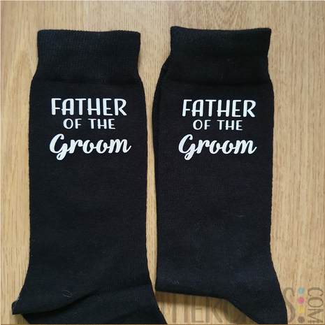 sokken trouw papa bruidegom