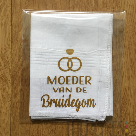 Zakdoek Bruiloft - Moeder Bruidegom