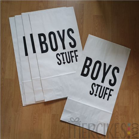 Paper Bag XL "Boys Stuff"